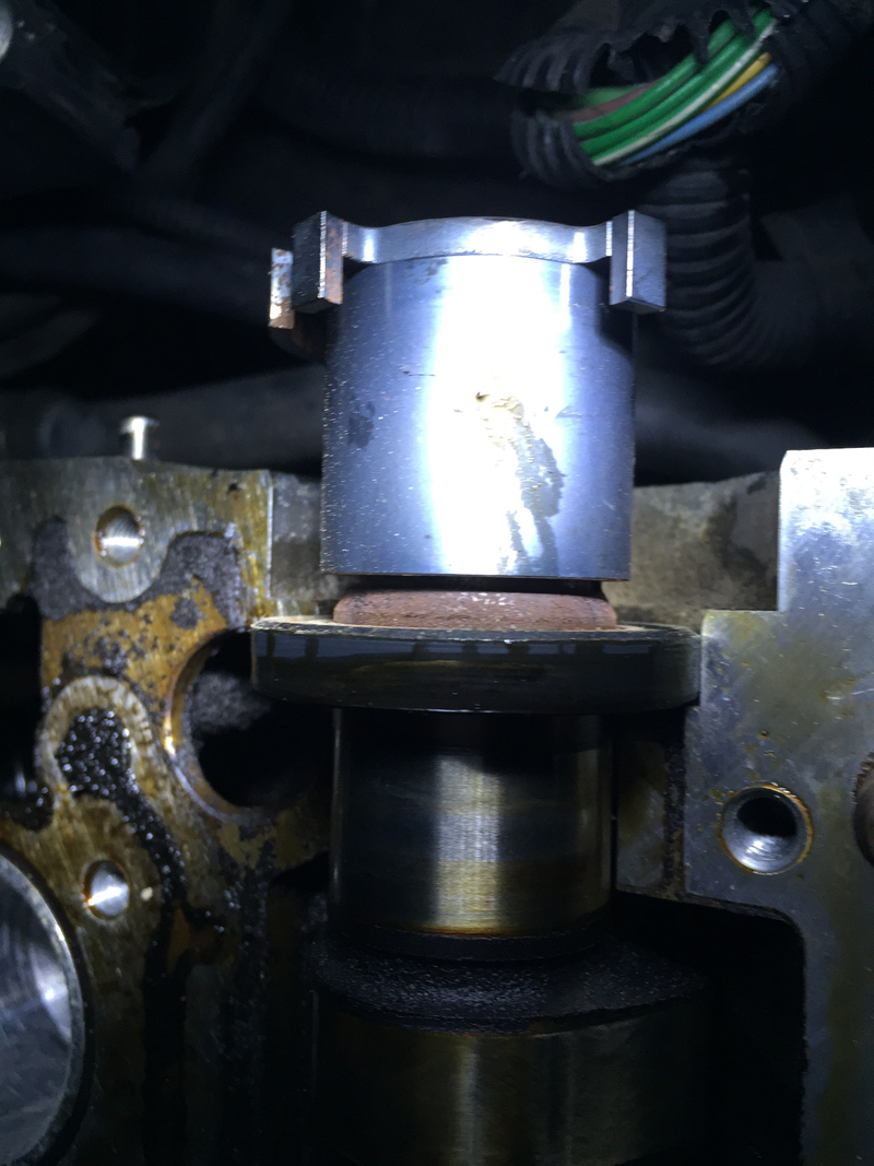 Illustration for article titled Progress on head gasket as of last night.